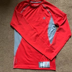 Champion compression LS tee size small